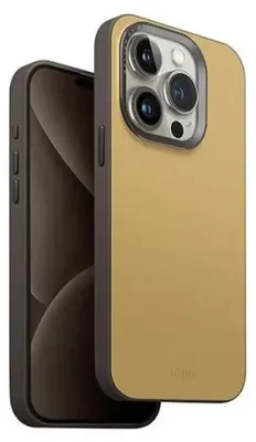 Produktbild von Uniq Etui Lyden Ds Iphone 15 Pro Max 6.7" Magclick Charging Żółto-Szary/Kanariengelb-Flintgrau