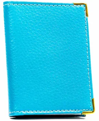 Imagen del producto de Estuche de cuero, modelo 302-BL, color azul