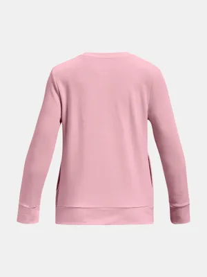 Produktbild von Under Armour Ua Rival Terry Crew Sweatshirt -Pink 1377022-676__YXL