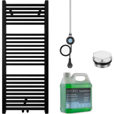 Imagen del producto de Juego de radiadores eléctricos para baño Lincoln - WIFI - 300W - mate - 1200x500 mm