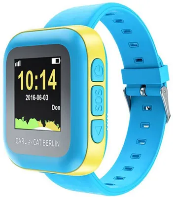 Produktbild von Cat Berlin Carl Kids, Persönlich, Blau, Kunststoff, TFT, 3,3 cm (1.3"), 120 h