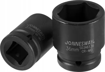Image de Douille à chocs hexagonale 3/4" Jonnesway 21mm cr-mo