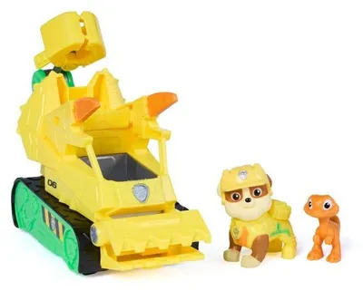 Image de Véhicule et Figurine Ruben - La Pat' Patrouille Le Film Mission Dino - SPINMASTER - Dès 3 Ans