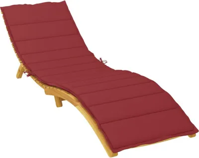 Produktbild von vidaXL Sonnenliegen-Auflage Weinrot 200x70x3 cm Oxford-Gewebe