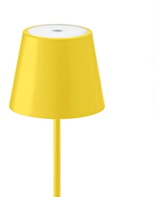 Image de Nuindie LED Akku Lampadaire Lampadaire extérieur IP54 120 cm hauteur jaune