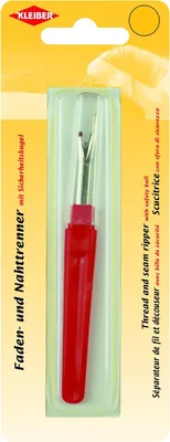 Produktbild von Faden und Nahttrenner Stahl, rot, 12 x 1.3 x 0.6 cm