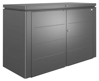 Immagine prodotto di Biohort Highboard Eleganter Gartenschrank aus Metall Gr. 200 dunkelgrau- metallic