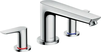 Immagine prodotto di hansgrohe Talis E Mélangeur de bain à 3 trous, saillie 196 mm 0, 71747000, 71747000