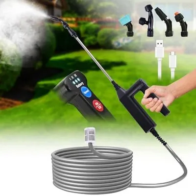 Zdjęcie produktu dla Opryskiwacz elektryczny akumulatorowy teleskopowy ogrodowy 4 dysze