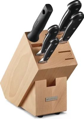 Imagen del producto de Bloque de cuchillos Wüsthof, juego de 6 piezas, línea Classic -- 1090170501