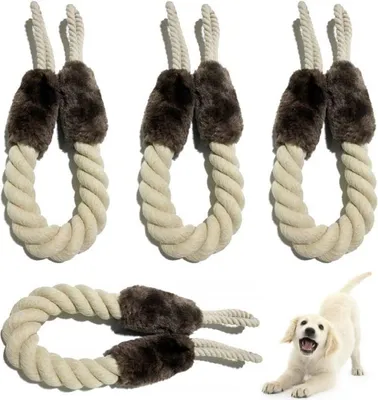 Obrázek produktu pro Gobesty Door Stopper Latch, balení 4 kusů bavlněné ochrany dveřní šňůry pro domácí mazlíčky a děti Ochrana dveří proti sevření prstů