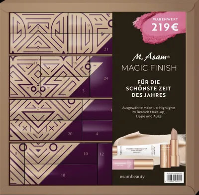 Produktbild von Beauty Adventskalender für Frauen 2026 M Asam Magic Finish Kosmetik und Pflege Beauty Überraschung Geschenk für Sie Weihnachtskalender Adventszeit