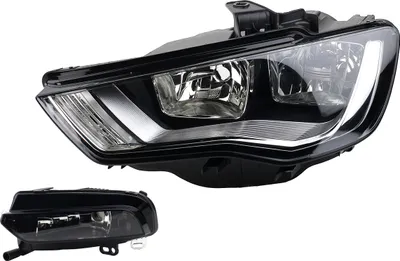 Produktbild von Scheinwerfer passend für Audi A3 8V ab 04/2012- H7 H15 Li. + Nebel 8V0941003 8V0941699C Johns