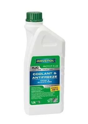 Produktbild von RAVENOL HJC Premix Protect FL22 Kühlmittel Kühlerfrostschutz 1,5L Grün Antifreeze Fertigmischung