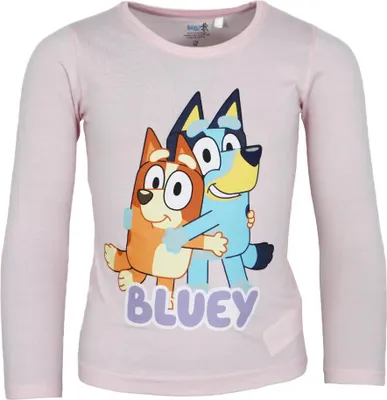 Produktbild von Bluey Bingo Kinder Langarmshirt langarm Shirt – Rosa / 98