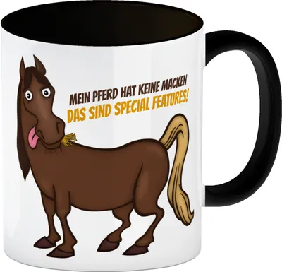 Produktbild von Mein Pferd hat keine Macke. Das sind Special Features! Kaffeebecher