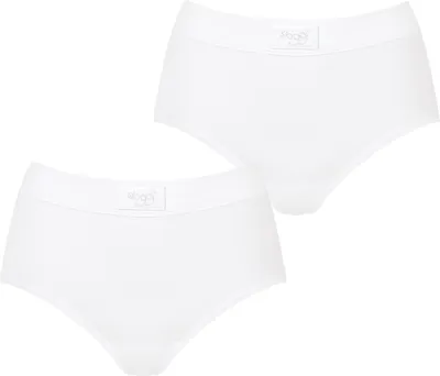 Produktbild von sloggi Damen Maxislip 2-Pack Double Comfort - WHITE - Größe 40