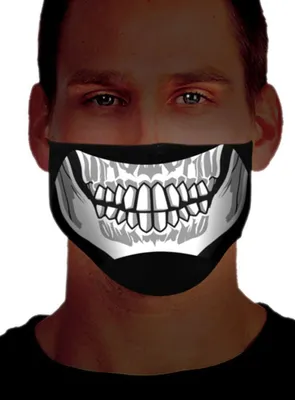 Produktbild von Skelett Mundmaske