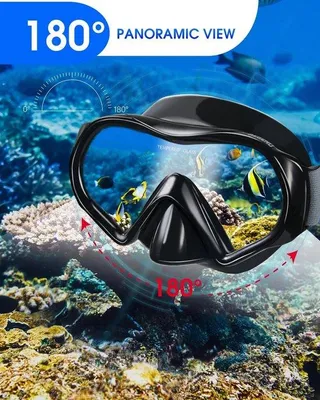 Produktbild von Snorkelmaske für Erwachsene mit Panoramablick