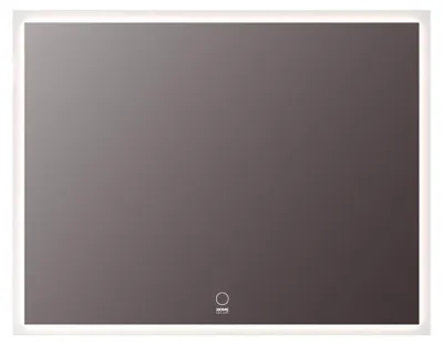 Produktbild von HOME DELUXE - LED-Spiegel NOLA - Rechteckig 90 x 70 cm - 3 verschiedene Lichtfarben, Antibeschlagssystem - 38 Watt Gesamtleistung I Wandspiegel Badspiegel Badezimmerspiegel