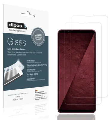 Image de 2x Protection ecrán pour Sony Xperia 1 VIII Verre souple Film Protecteur 9H dipos