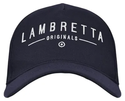 Image de Lambretta - Casquette de baseball « Originals » pour homme/femme, unie LB423 (taille unique) (bleu marine)