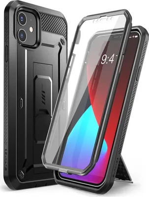 Produktbild von Supcase Unicorn Beetle PRO SUP-iPhone2020-5.4-UBPro-SP-Black, Cover, Apple, iPhone 12 Mini 5.4 2020, 13,7 cm (5.4"), Schwarz