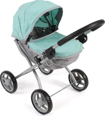 Produktbild von Puppenwagen Lilli, kleiner Puppenwagen für die jungen Puppenmuttis, Melange mint