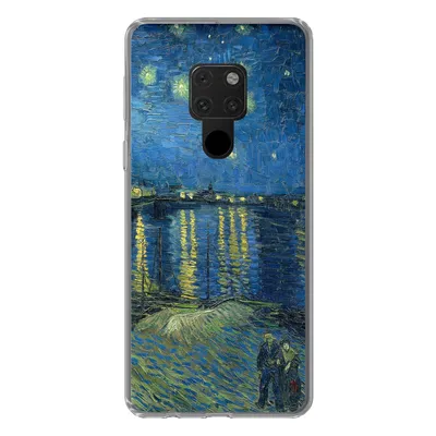 Produktbild von MuchoWow® Handyhülle Schutzhülle Hülle für Huawei P40 Lite Die sternenklare Nacht - Vincent van Gogh Silikon Softcase Handy Hülle - Handy