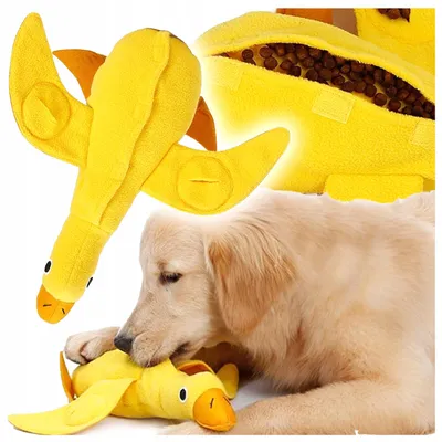 Produktbild von Fazoo Schnüffelspielzeug Ente mit Quietschie für Hunde