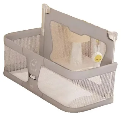 Obrázek produktu pro Postýlková zábrana pro miminka, přenosný design, snadná instalace, vylepšená verze, šedá