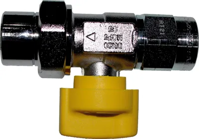 Immagine prodotto di Wolf Gaskugelhahn Durchgangsform Rp3/4 mit thermischer Sicherung verchromt