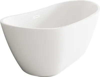 Obrázek produktu pro Volně stojící balneologická vana PARMA 170 x 72 cm, akrylátová, s víkem a zátkou typu „klick-klack“, bílá