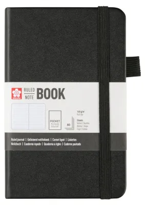 Produktbild von Sakura – Notizbuch, Pocket-Serie, schwarz