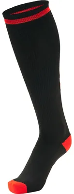 Produktbild von Hummel Elite Indoor Sock High, Black/Diva Pink, 46-48