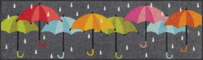 Produktbild von Salonloewe Raindance, Dekorative Fußmatte, Drinnen/Draußen, Rechteckig, Mehrfarbig, Abbildung, 300 mm