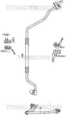 Zdjęcie produktu dla Przewód Klimatyzacji Vw Up 11-23