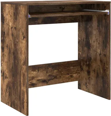 Obrázok produktu pre vidaXL Stôl z dymového duba 77,5 x 43 x 79 cm Materiál na báze dreva