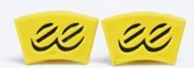Produktbild von Cane Creek eeLogo, 2 Stück, yellow, eeBrake Bremse