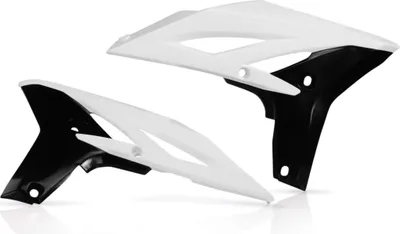 Produktbild von ACERBIS weiße/schwarze Kühlerseitenteile für YAMAHA