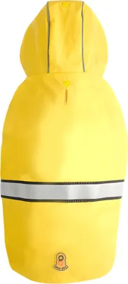 Obrázok produktu pre Goo-eez bunda do dažďa Reflexná kapucňa žltá/sivá, veľkosť: M / dĺžka chrbta: 45 cm
