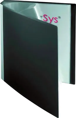 Produktbild von FSY Sichtbuch, 40 Hüllen, PP, schwarz, 1 Stück