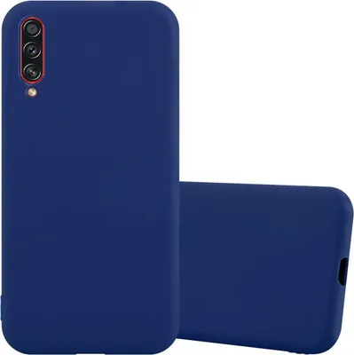 Produktbild von Cadorabo Hülle für Samsung Galaxy A70 / A70s Schutzhülle in Blau Handyhülle TPU Silikon Etui Case Cover