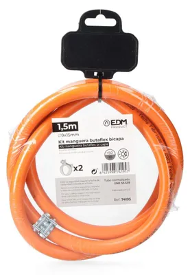 Produktbild von Edm 1.5 M Butaflex Zweischichtschlauch Orange  Orange One Size