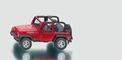 Zdjęcie produktu dla Siku Jeep Wrangler, Model samochodu miejskiego, Wstępnie zmontowany, 1:32, Jeep Wrangler, Metal, Plastik, 3 lat(a)