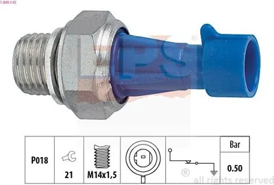 Produktbild von EPS 1.800.143 Öldruckschalter Öldrucksensor für FIAT Ducato Kastenwagen (250, 290) für CITROËN JUMPER Kasten passend für PEUGEOT BOXER Kasten