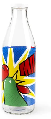 Obrázok produktu pre Sklenená fľaša Excelsa Kellogg's, objem 1 liter