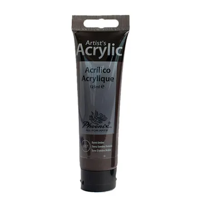 Produktbild von Phoenix Acrylfarbe, 125 ml, Gebrannte Umbra