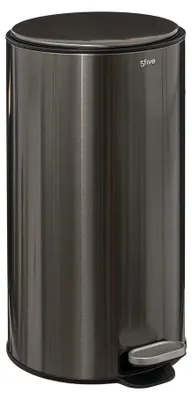 Obrázek produktu pro Úzký odpadkový koš do kuchyně DELTA, tíché zavírání, 30 l