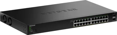 Obrázok produktu pre NETGEAR GS324TPv2, Riadený, L2/L3, Gigabit Ethernet (10/100/1000), Podpora napájania cez Ethernet (PoE), Inštalácia do Racku, 1U